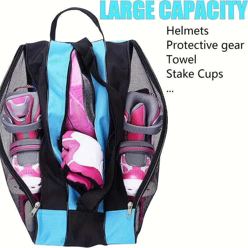 Roller Skating Shoe Storage Bag Outdoor Sports Backpack Large Capacity