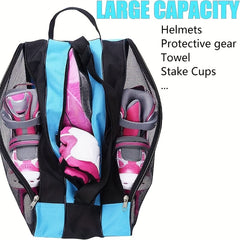 Roller Skating Shoe Storage Bag Outdoor Sports Backpack Large Capacity