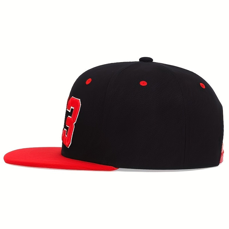Men's 23 Embroidered Baseball Cap Hip Hop Hat Outdoor Sun Hat