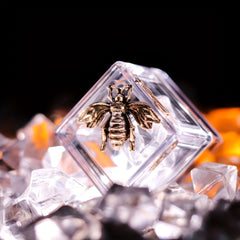 Bee Amber Pool Cue Chalk Box Billiards Snooker Chalk
