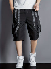 Men's Lightweight Cargo Shorts Streetwear Techwear