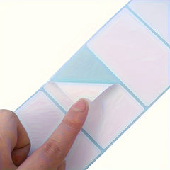 1000pcs Waterproof Scratch Thermal Label Paper Blank Self adhesive 3 Double row