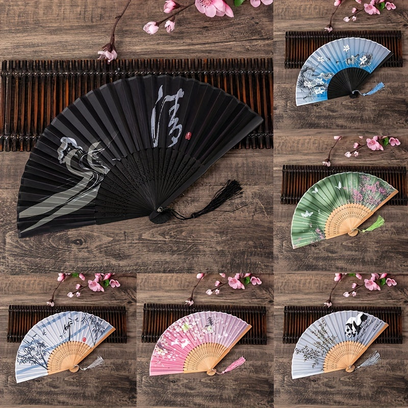 Chinese Style Folding Fan Dance Fan Retro Cheongsam Accessory
