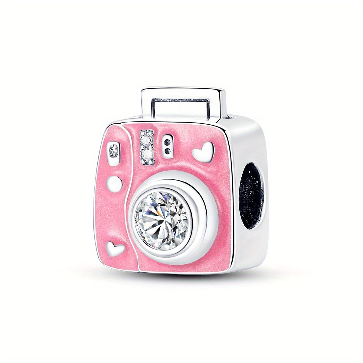 Travel Life Collection Charm Silver Camera Tower Heart Family Beads