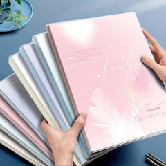 B5 136 Pages Colorful Journal Notebook Waterproof Soft Cover Horizontal Line