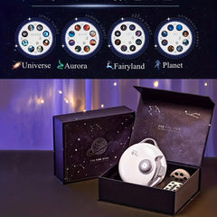 1 LED Star Projector Night Light Galaxy Starry Sky Lamp USB Rechargeable