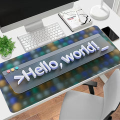 Letter Tag Pattern Mouse Pad Desktop Accessories