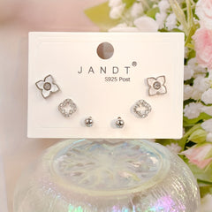 Four Leaf Clover Earrings for Kids