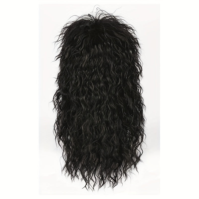 Men's Long Curly Hair Wigs for Dressing Up