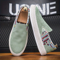Men's Slip On Canvas Shoes Lightweight Casual Flats