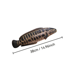 Realistic Soft Plush Fish Toy Stuffed Animal with Expressive Eyes & Fins