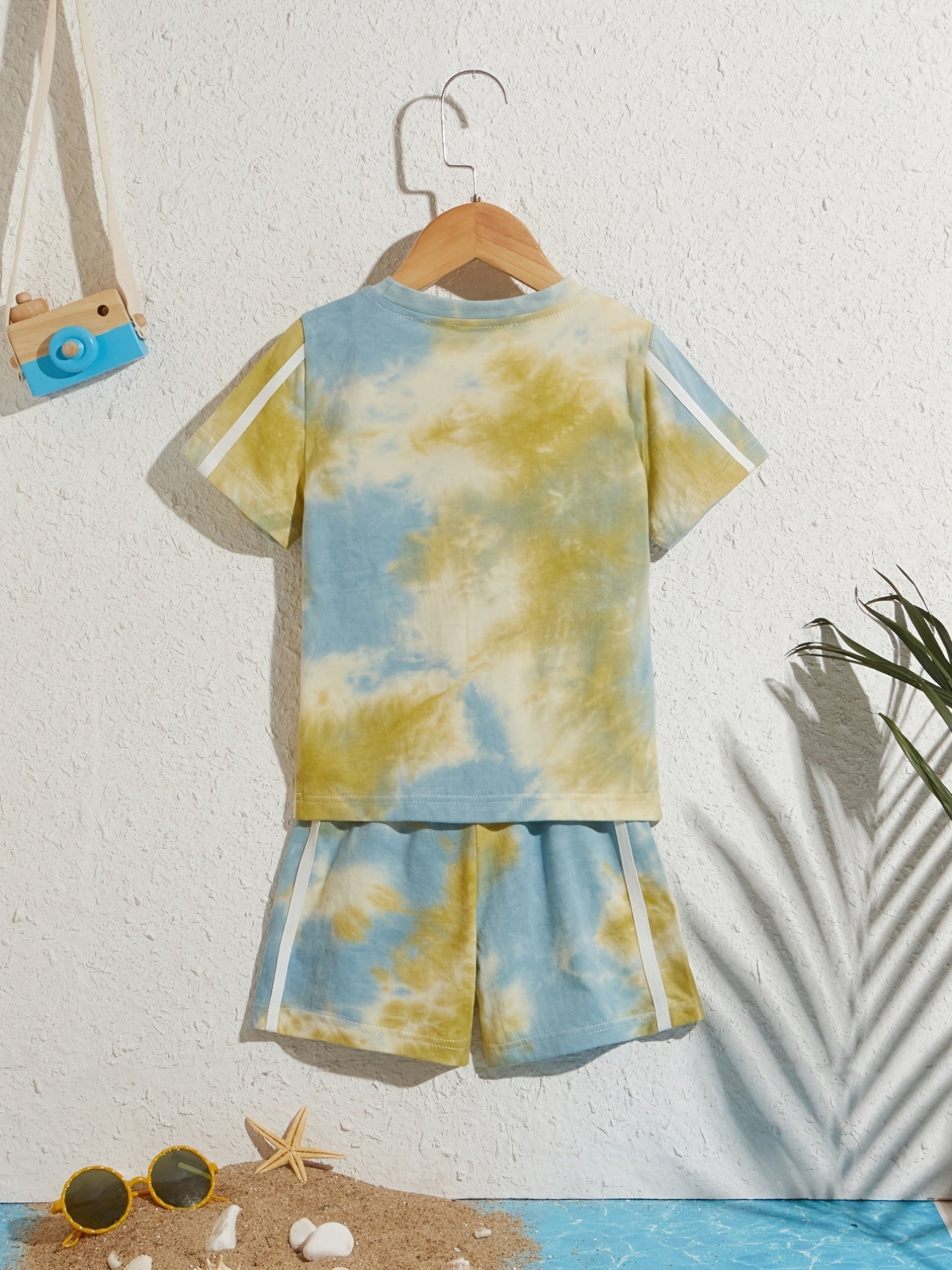 Boys Tie Dye T-shirt & Shorts Set for Summer