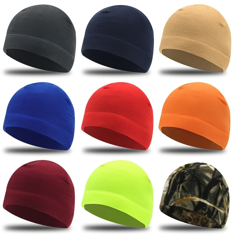 Warm Fleece Hat for Outdoor Sports Windproof & Comfortable