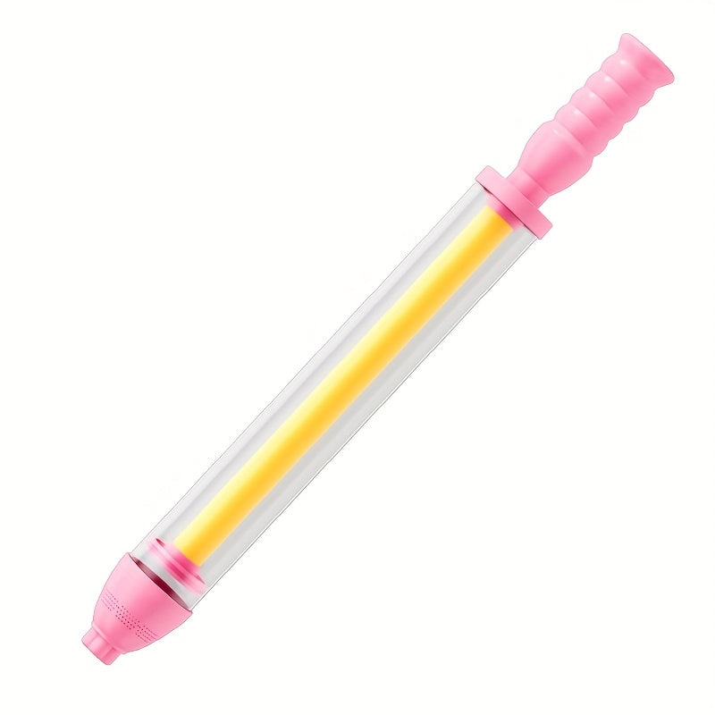 Water Spray Gun Toy for Kids Outdoor Water Fun Pink & Yellow