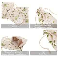 50pcs Polycotton Polyester Cotton Drawstring Bags Jewelry Pouches