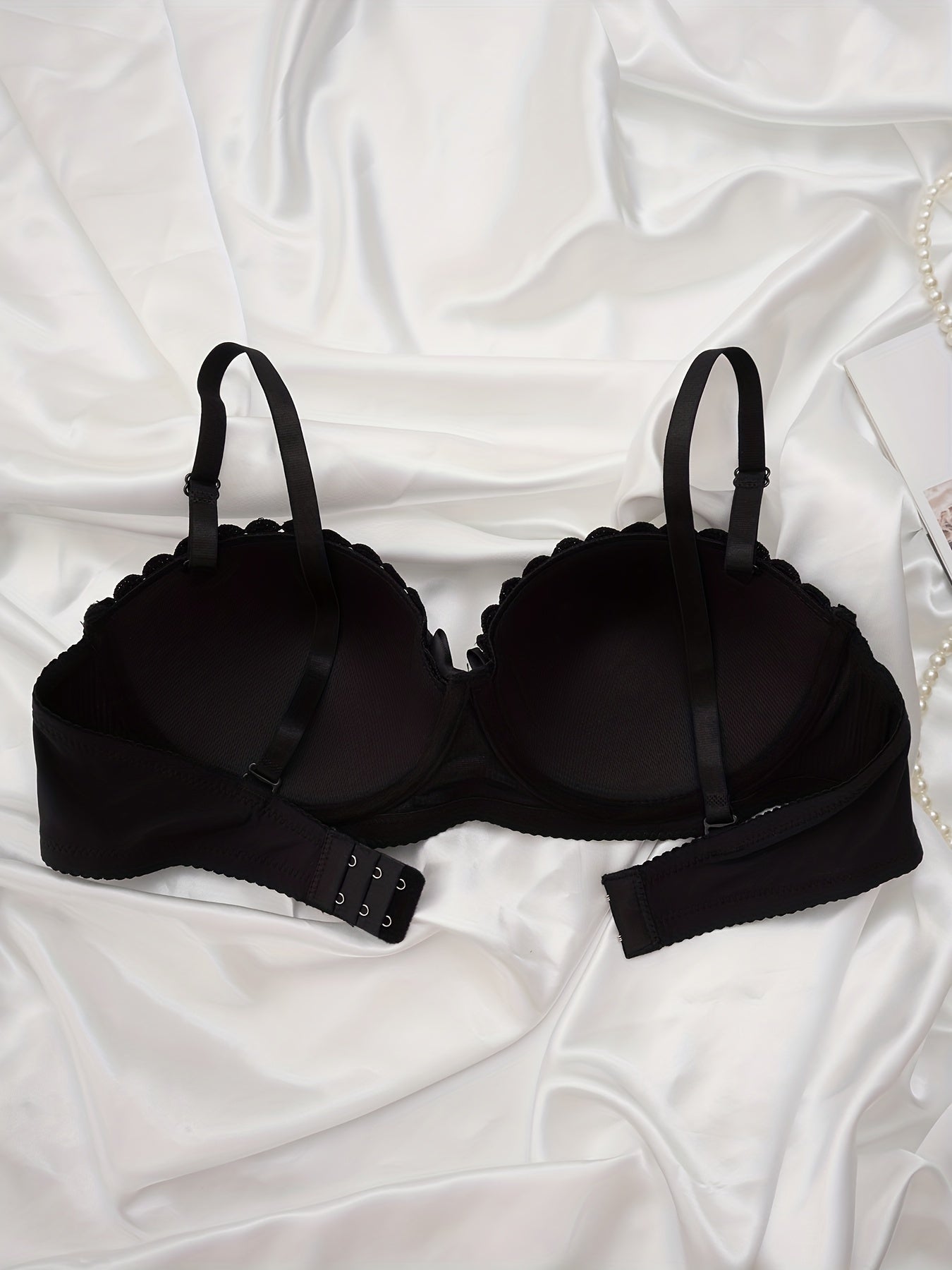 Bow Tie Push Up Bra Women's Lingerie