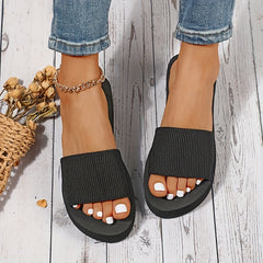 Women's Platform Sandals Open Toe Thick Bottom Non slip Beach Shoes
