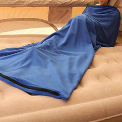 Ultralight Fleece Sleeping Bag For Adults - Portable & Warm