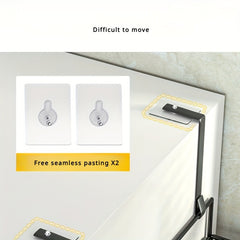 Adhesive Hooks Seasoning Racks for Kitchen Storage