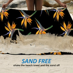Microfiber Beach Towel 180x70in Quick Drying Thickened Bath Towel
