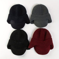Men's Knitted Cap Winter Outdoor Windproof Ear Protection Warm Hat