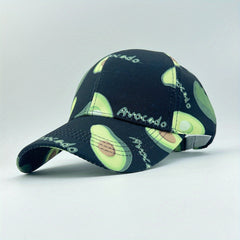 Outdoor Casual Fruit Pattern Sunscreen Peaked Cap for Men and Women