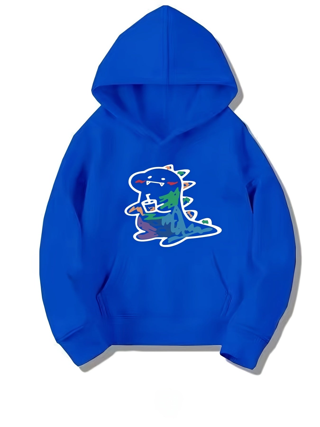 Dinosaur Print Boys Hooded Sweatshirt Spring Fall Kids Clothing