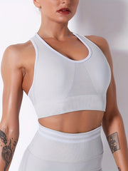 Women's U-Neck Sports Bra for Workouts