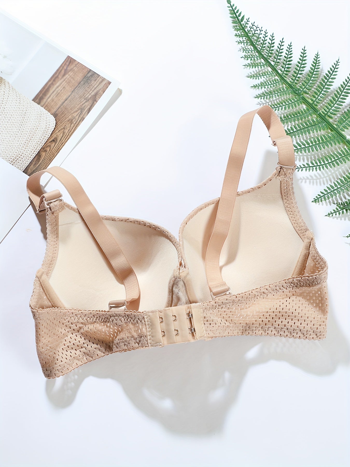 Lace Push Up Bra with Bow Tie