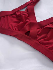 Wireless Cut Out Bra Comfy & Breathable Women's Lingerie