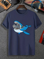 Mechanical Whale Men's T-shirt Active Breathable Tee
