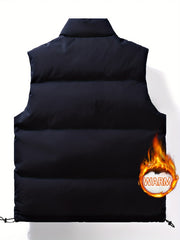 Men's Casual Plush Lining Winter Vest