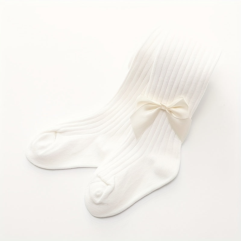 3 Pairs Girls Pantyhose Baby Pantyhose Bow Spring Autumn Leggings