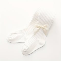 3 Pairs Girls Pantyhose Baby Pantyhose Bow Spring Autumn Leggings