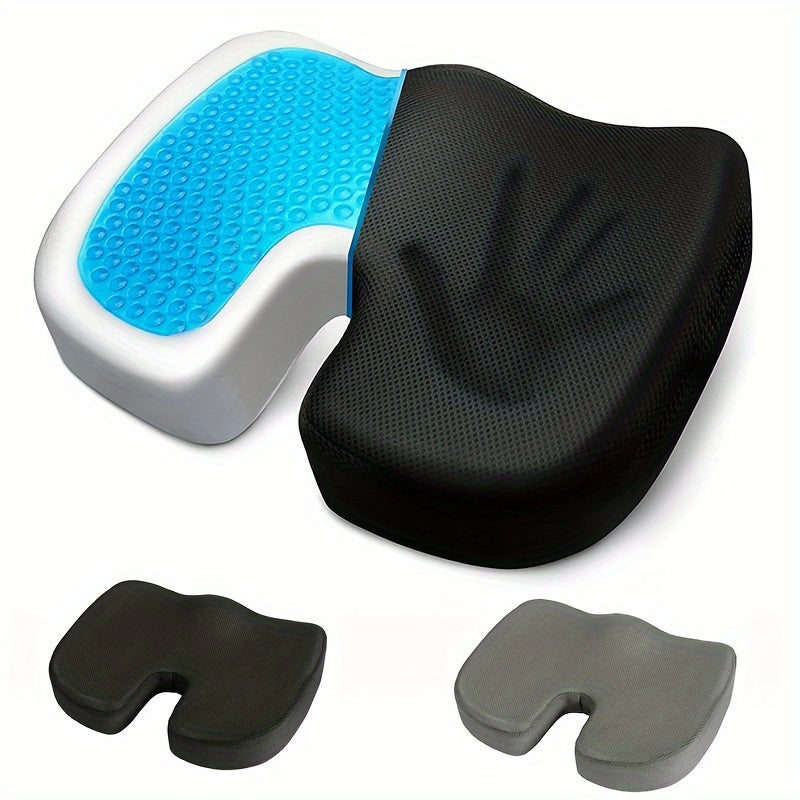 Memory Foam Office Chair Cushion Non Slip Pain Relief Pad