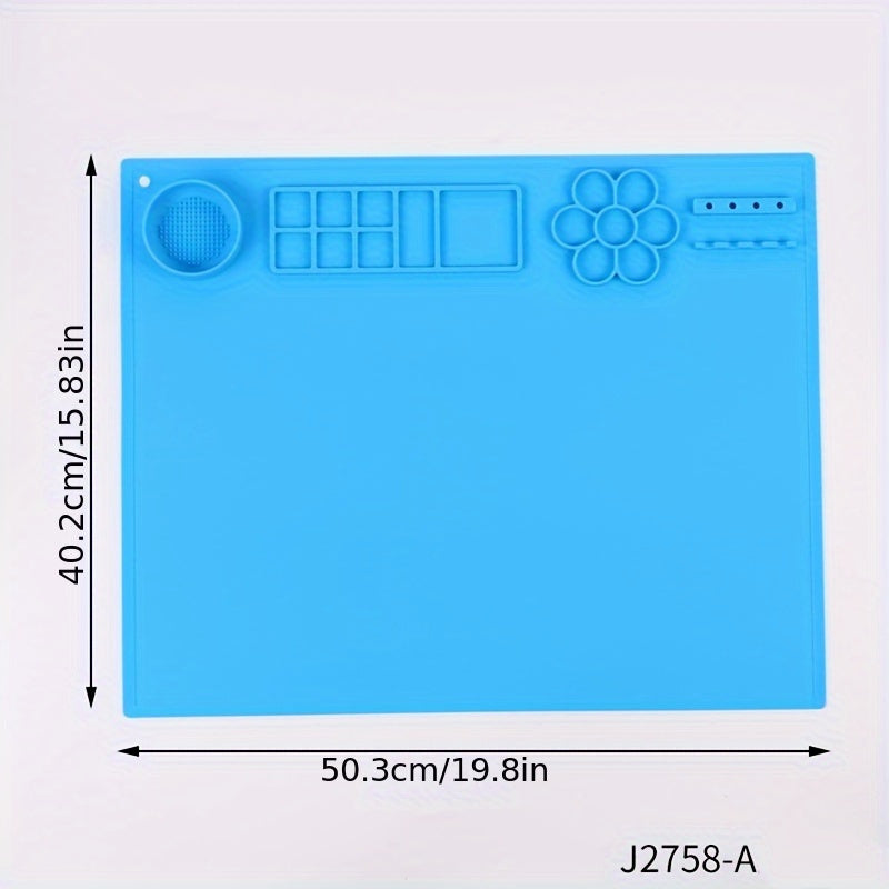 Silicone Painting Pad for DIY Resin Craft Making Casting