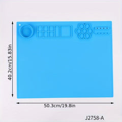 Silicone Painting Pad for DIY Resin Craft Making Casting
