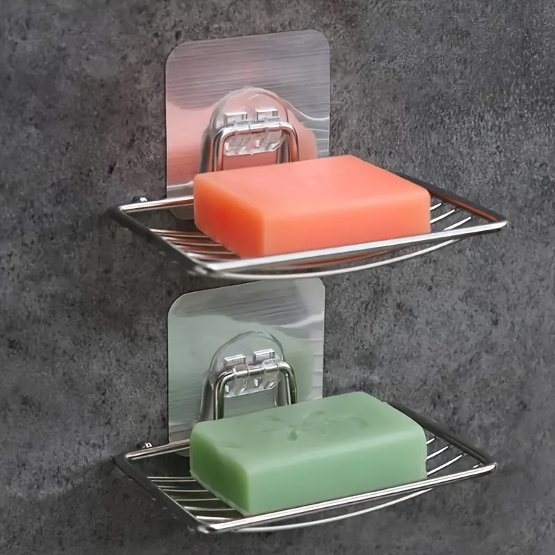 Suction Cup Soap Dish Holder Wall Hanging Bathroom Soap Shelf