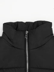 Solid Sleeveless Jacket Vest Winter Outerwear