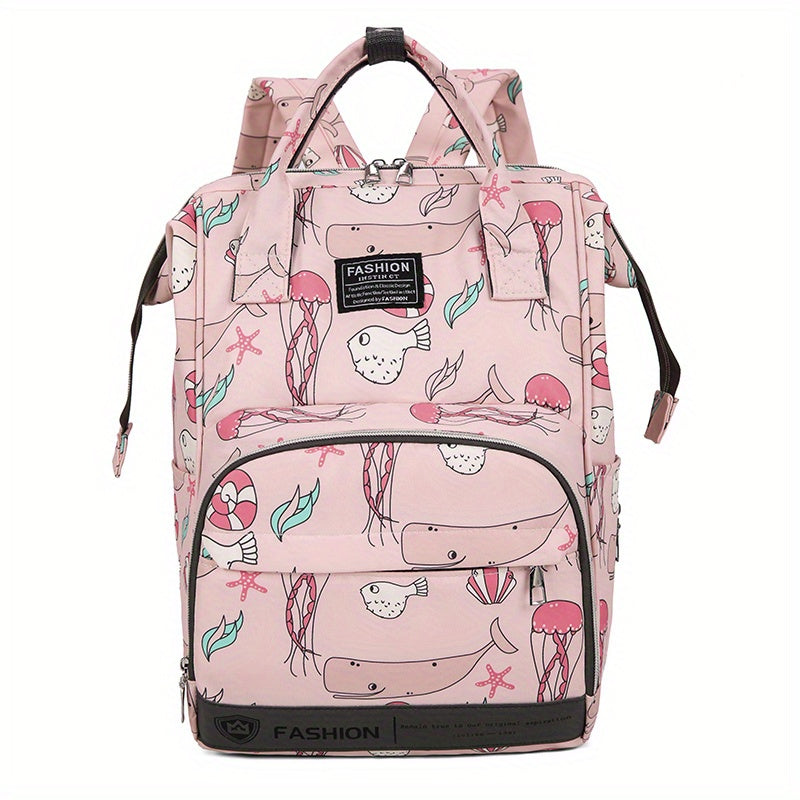 Printed Mommy Bag Large Capacity Diaper Bag