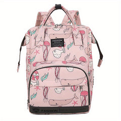 Printed Mommy Bag Large Capacity Diaper Bag