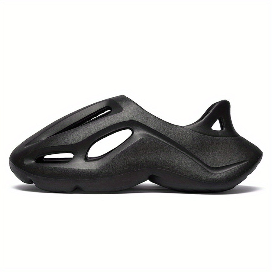 Men's Lightweight Slip On Platform Clogs - Outdoor Hollow Out Sandals