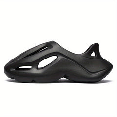 Men's Lightweight Slip On Platform Clogs - Outdoor Hollow Out Sandals