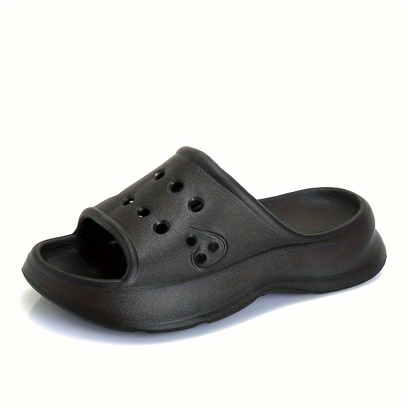 Solid Platform Slippers Thick Bottom Comfortable Sport Slippers