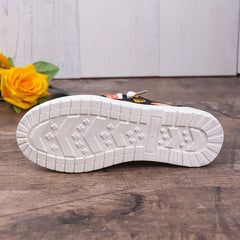 Halloween Pumpkin Pattern Flat Shoes Horror Style Sport Shoes