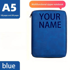 Custom A5 Faux Leather Notebook Personalized 200-Page Journal
