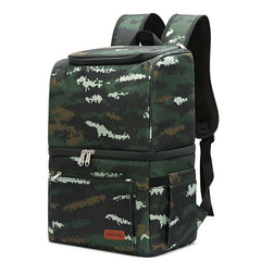 Portable Backpack with Thermal Insulation for Cold Beverages