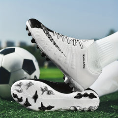 Spiked Soccer Cleats Anti Skid Breathable Lace Up for Training
