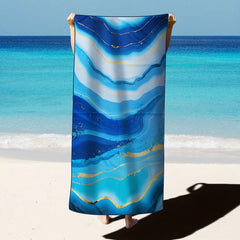 Microfiber Beach Towel Quick Drying 27.5x55 Water Absorbent Soft Towel