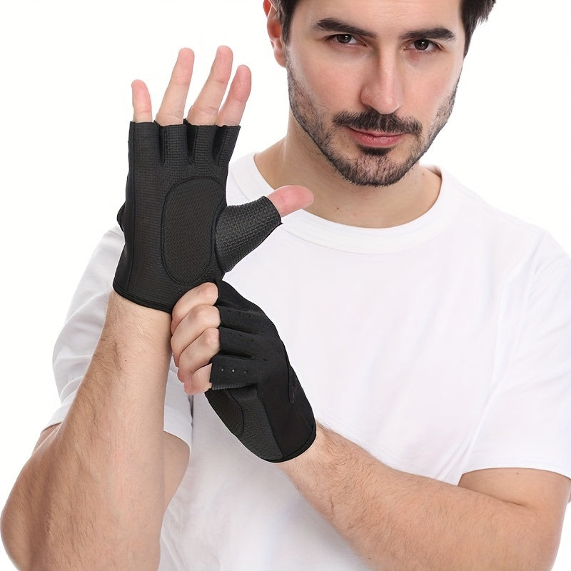 Unisex Half Finger Cycling & Climbing Outdoor Fitness Gloves